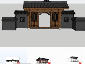 精品城門SU模型與CAD平面設(shè)計(jì)圖紙下載 29.71MB資源合集，建筑創(chuàng)作的秘籍